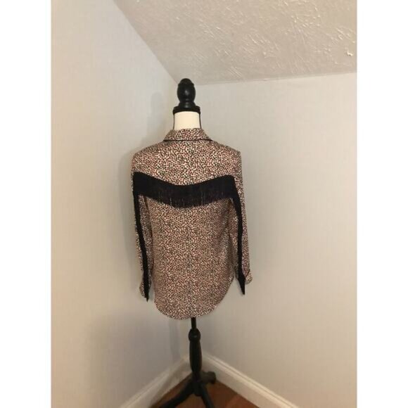 Anthropologie ottod'Ame Floral Western Buttondown Blouse - Picture 3 of 11